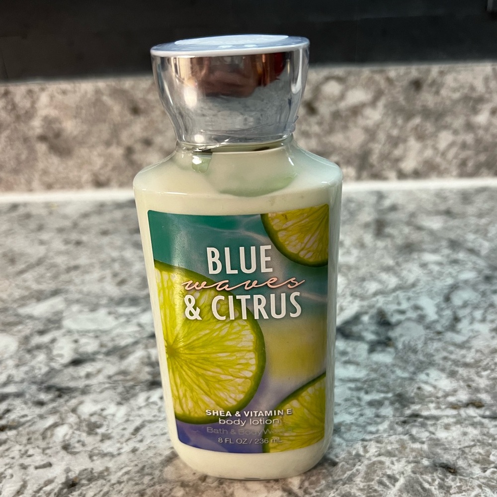 NEW Blue Waves & Citrus Bath & Body Works body lotion